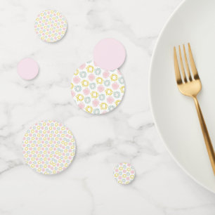 Blush Pink and White Stripes   Baby Shower Confetti