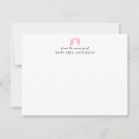 Blush Pink Baby Footprints New Mom Dad Nursery