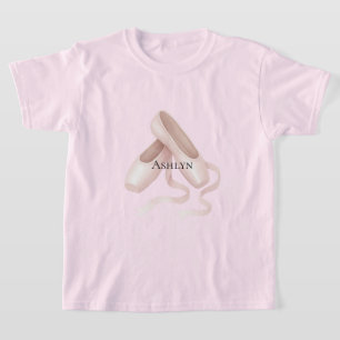 Blush Pink Ballet Shoes T-Shirt