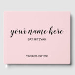 Blush Pink Bat Mitzvah Guestbook<br><div class="desc">Blush Pink Bat Mitzvah Guestbook</div>
