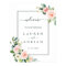 Blush Pink Bloom Wedding Welcome Sign