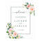 Blush Pink Bloom Wedding Welcome Sign