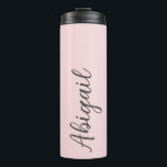 Blush Pink Bridal Party Bridesmaid Thermal Tumbler<br><div class="desc">Blush Pink Bridal Party Bridesmaid Thermal Tumbler.</div>