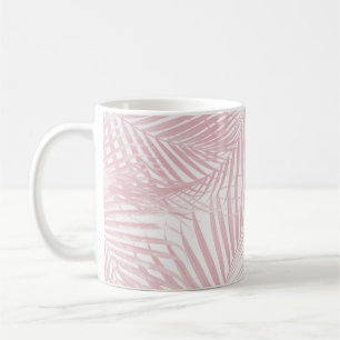 Blush Pink Caribbean Palm Jungle 1 Coffee Mug