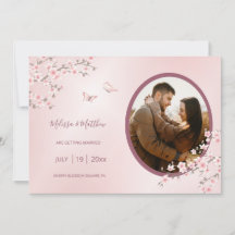 Blush Pink Cherry Blossom Wedding