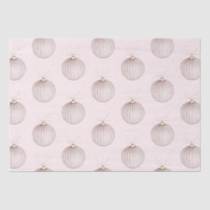 Blush Pink Christmas Ornament Coffee Mug Tissue Paper