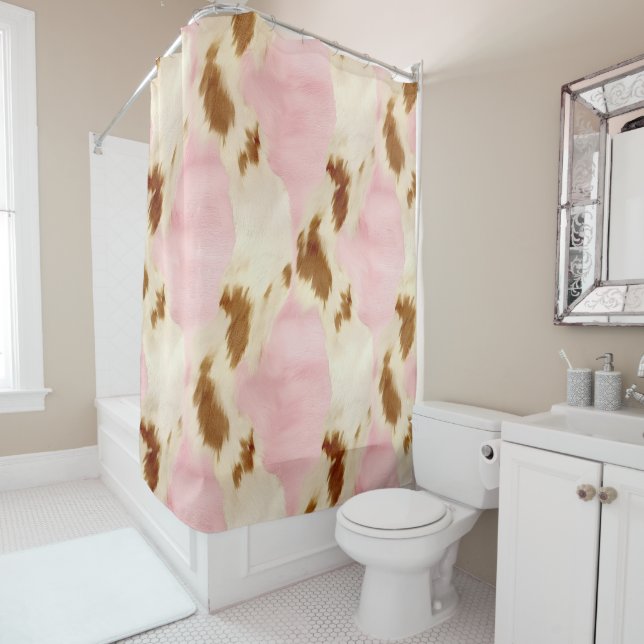 Blush Pink Cream White Gold Cowhide (In Situ)
