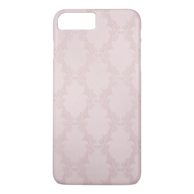 blush pink damask Case-Mate iPhone case (Back)