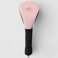 Blush Pink Dusty Pink Modern Minimalist Name