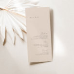 Blush Pink Elegant Minimalist Wedding Flat Menu<br><div class="desc">Design features an handwritten font and modern minimalist design. Designed to coordinate with for the «SERENA» Wedding Invitation Collection. To change details, click «Personalize». To move the text or change the size, font, or colour, click «Click to customize further» It. View the collection link on this page to see all...</div>