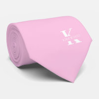 Blush Pink Elegant Monogram + Name | One-Sided