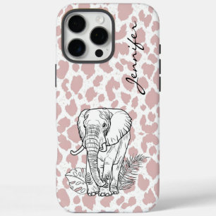 Blush Pink Elephant iPhone  16 Pro Max Case