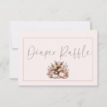 Blush Pink Fall Pumpkin Diaper raffle