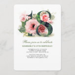 Blush Pink Floral 18th Birthday Party Invitation<br><div class="desc">Adorable blush pink watercolor flowers 18th birthday party invitations</div>