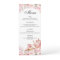 Blush Pink Floral Tea Party Menu