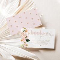 Blush pink floral wildflower books for baby ticket