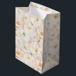 Blush Pink Flowers Bridal Shower Medium Gift Bag<br><div class="desc">Blush Pink Flowers Bridal Shower</div>