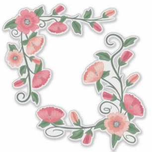 Blush Pink Flowers Vines