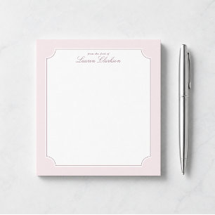 Blush Pink From The Desk Notepad