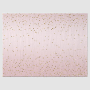Blush Pink Glitter Love Gold Confetti     Tissue Paper