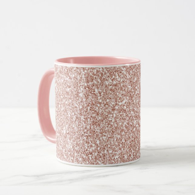 Blush Pink Glitter       Mug (Front Left)