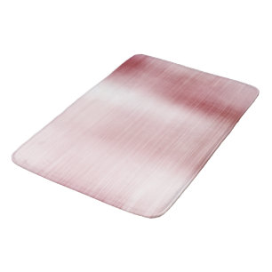 Blush Pink Glitzy Chic Glam Sparkle Bath Mat