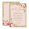 Blush Pink Gold Glitters Floral Bridal Shower