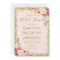 Blush Pink Gold Glitters Floral Bridal Shower