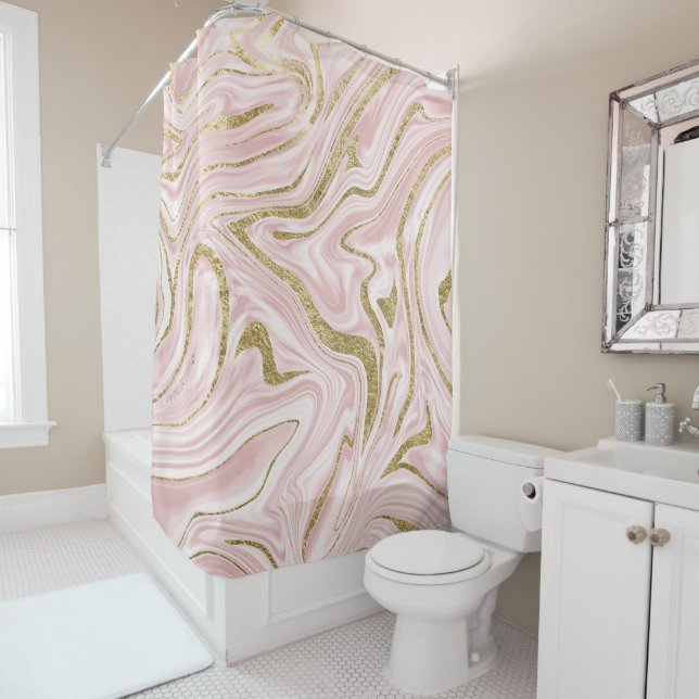Blush Pink Gold Marble #1 (In Situ)