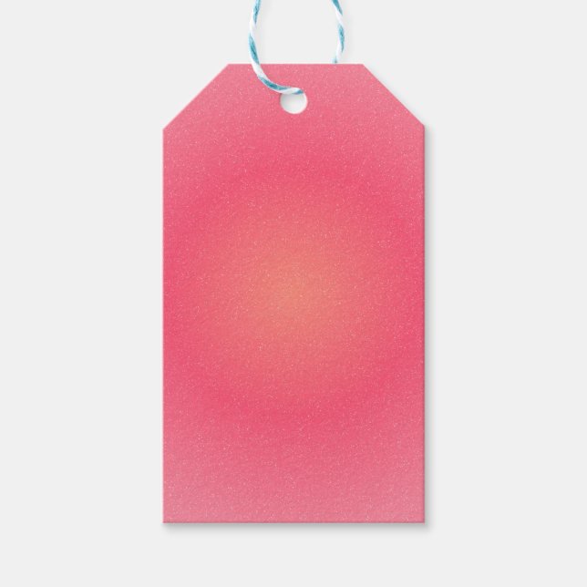 Blush Pink Gradient Gift Tag – Elegant & Stylish (Front)