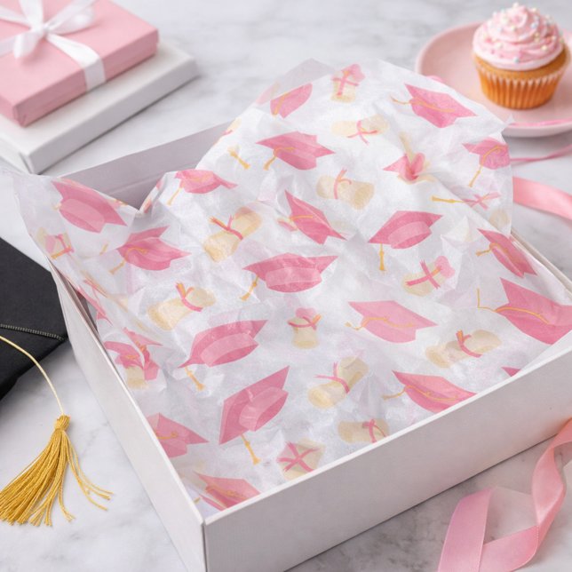Blush Pink Graduation Theme Tissue Paper (Creator Uploaded)