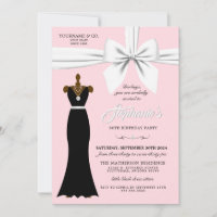 Blush Pink Little Black Dress Ethnic Birthday