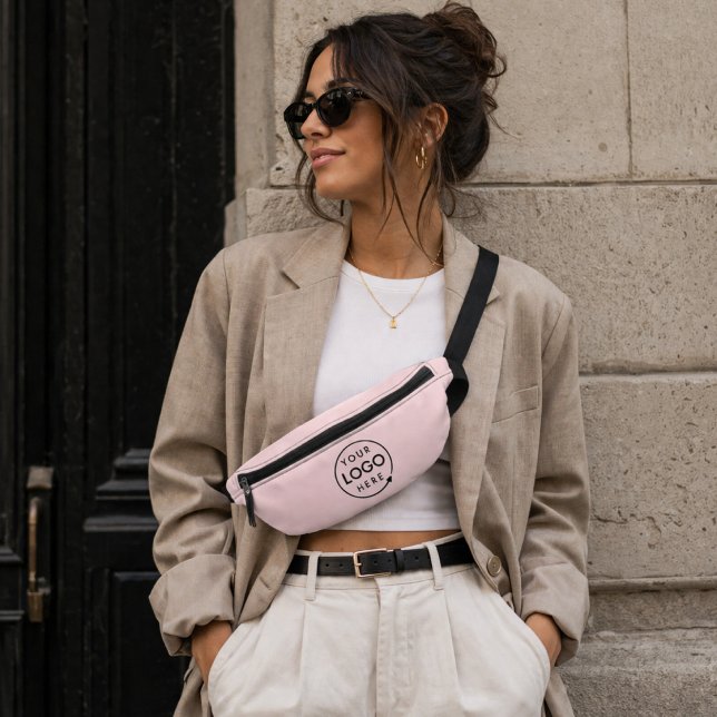 Blush Pink | Logo Business Professional Fanny Pack (Creator Uploaded)