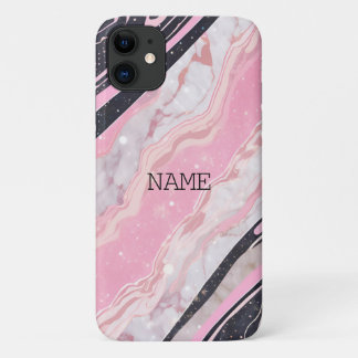 Blush Pink Marble iPhone 11 Case
