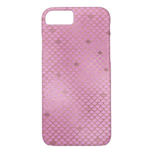 Blush Pink Mermaid Scales Pattern Case-Mate iPhone Case