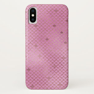 Blush Pink Mermaid Scales Pattern Case-Mate iPhone Case