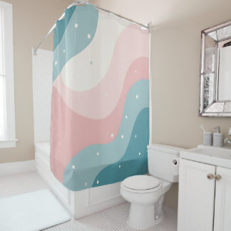 Blush Pink Mint Abstract Modern Collection