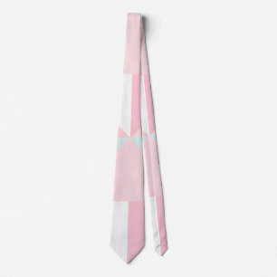 Blush Pink Mint Abstract Popular Collection Tie