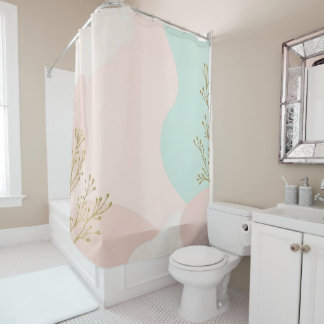 Blush Pink Mint Abstract Trendy Collection