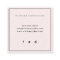 Blush Pink Modern Business Cards
