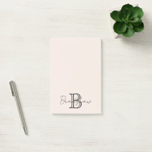 Blush Pink Modern Minimalist Post-it Notes