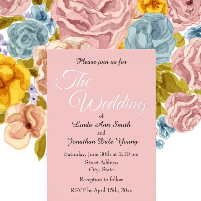 Blush Pink Monotone Simple Style Wedding (In Situ Wedding)
