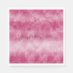 Blush Pink Ombre Stripes         Napkin