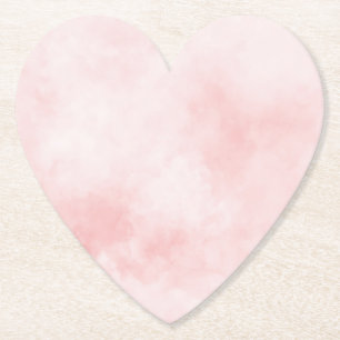 Blush Pink Paper Coaster
