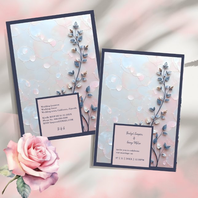 blush pink & pearl tone botanical Branch wedding (Creator Uploaded)
