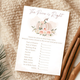 Blush Pink Pumpkin The Price Is Right Game