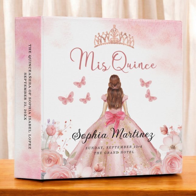 Blush Pink Quinceanera Photo Album and Planner Binder (Creator Uploaded)