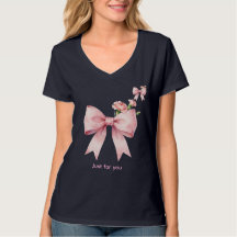Blush Pink Ribbon Watercolor