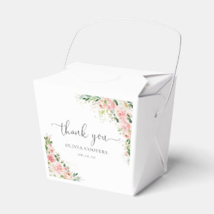 Blush Pink Rose Gold Baby Shower Favour Box