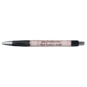 Blush Pink Rose Gold Dripping Glitter Trendy  Pen